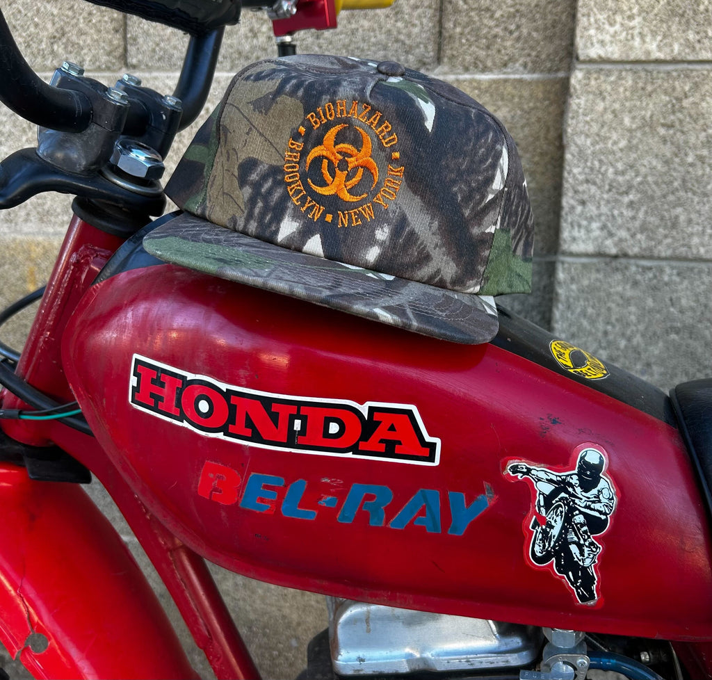 Biohazard embroidered Camo hat